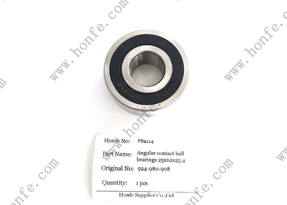 Schuine contactkogellagers 924980908 25*62*25.4 Sulzer Projectiel Weefgetouw Onderdelen