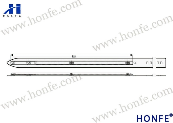 GS900 van het Weefgetouwvervangstukken van band Right Left Sulzer Breedte 140 Lengte 2382mm