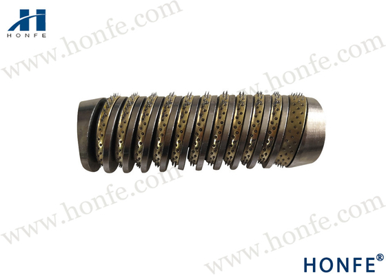 912533951 textielmachinesvervangstukken 11 Ringen L=74mm 2x24 (10rings) +4x24 (1 Ring)